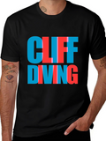 Cliff Diving Tee - Bold Graphic T-Shirt