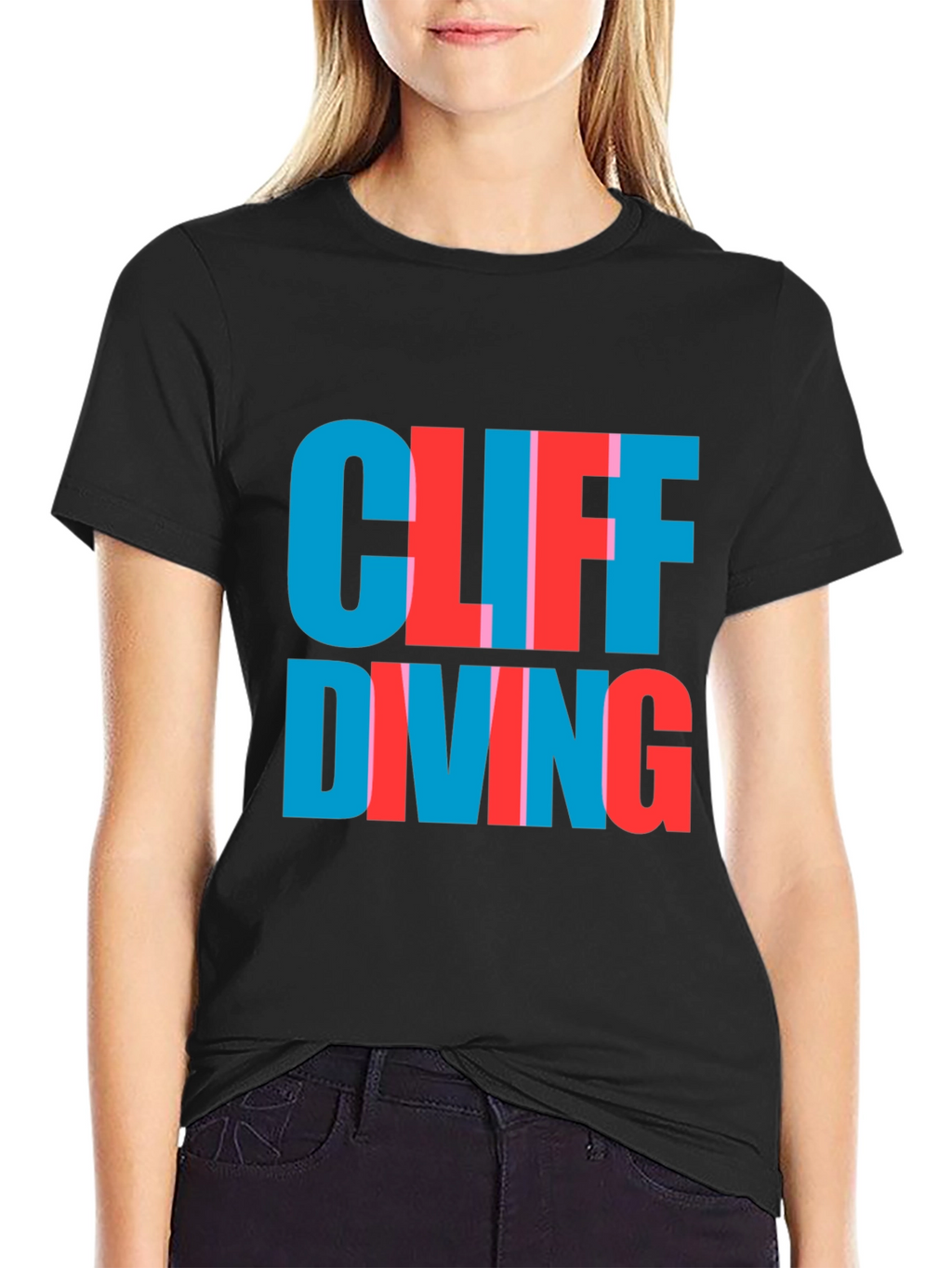 Cliff Diving Tee - Bold Graphic T-Shirt