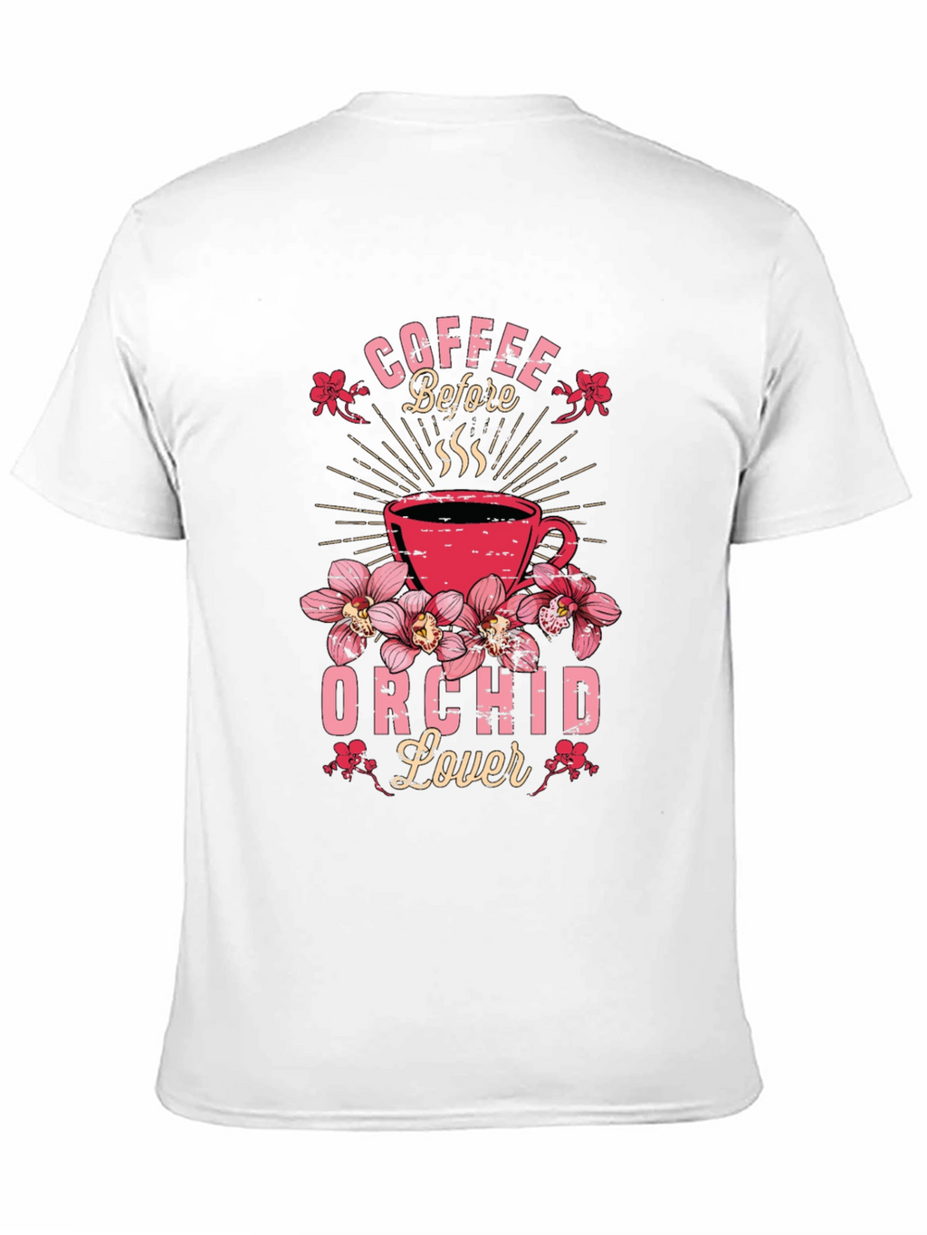 Coffee Before Orchid Lover Graphic Tee