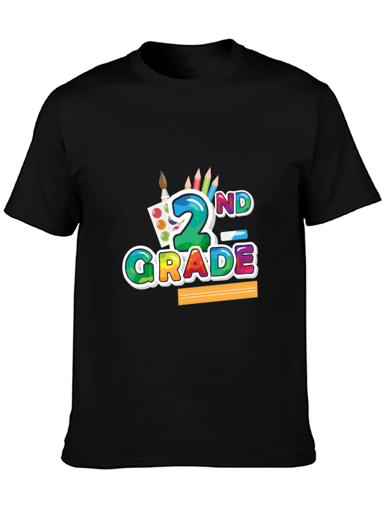 2nd Grade Colorful T-Shirt - Back to School