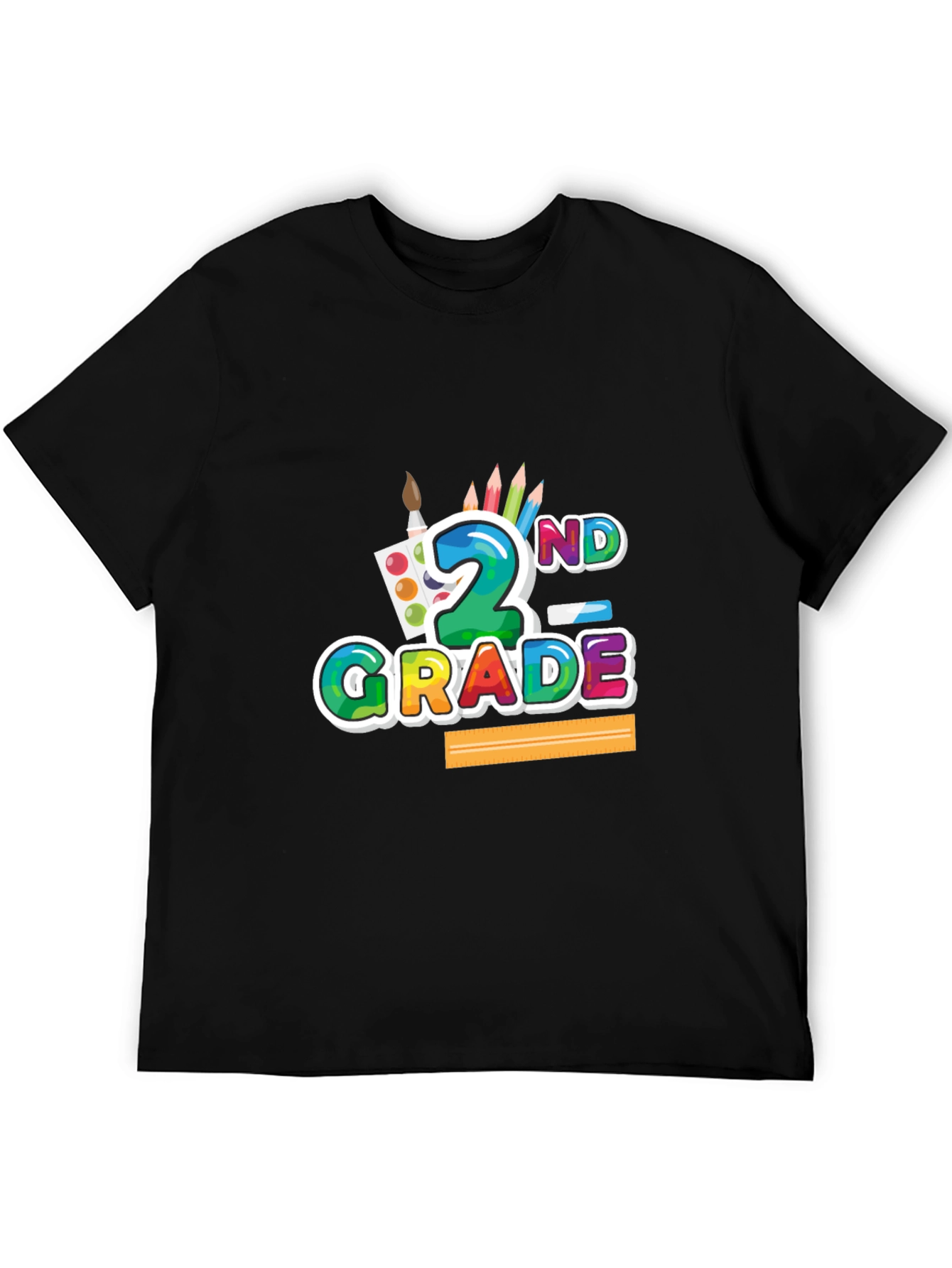 2nd Grade Colorful T-Shirt - Back to School