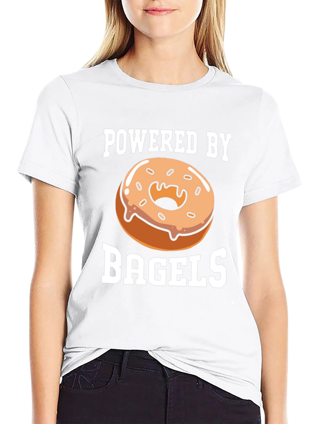 Powered by Bagels Graphic T-Shirt