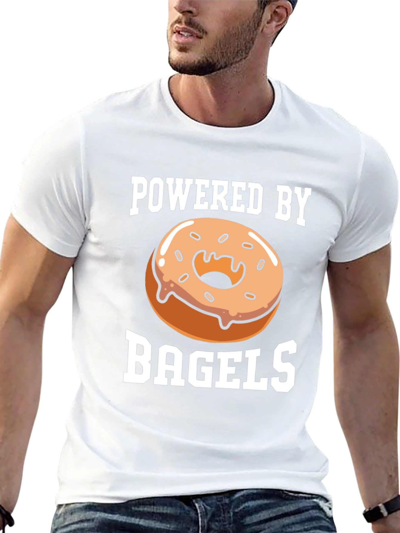 Powered by Bagels Graphic T-Shirt