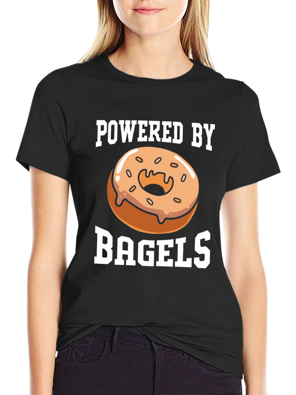 Powered by Bagels Graphic T-Shirt