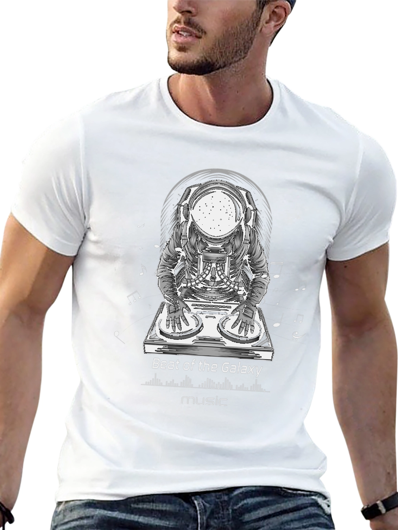 Astronaut DJ T-Shirt - Beat of the Galaxy