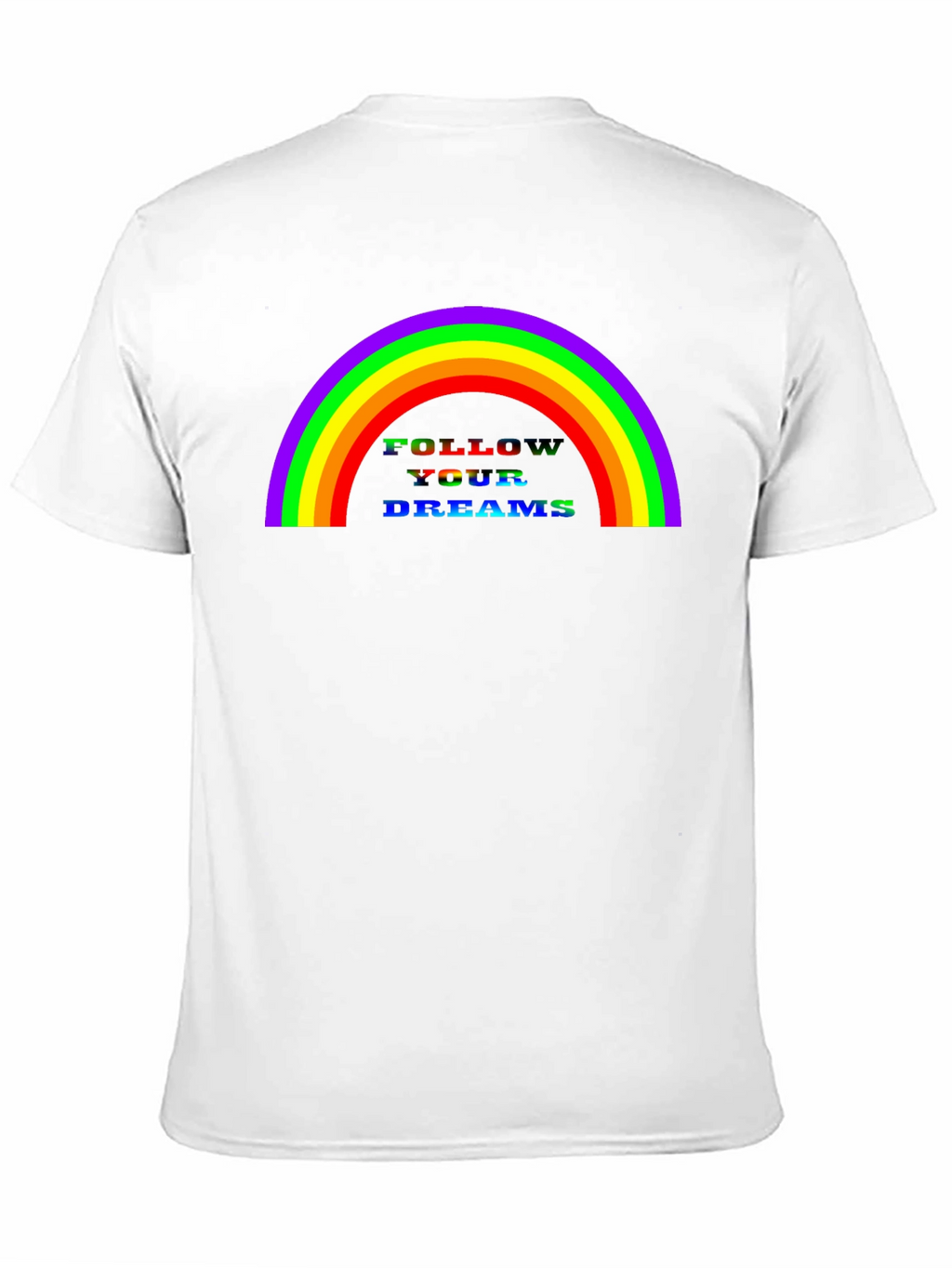 Rainbow Follow Your Dreams Graphic Tee