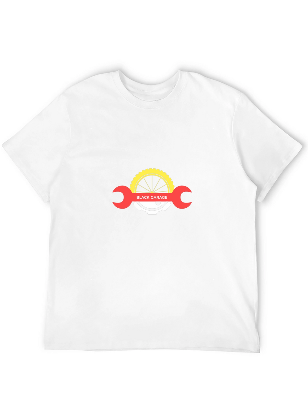 Black Garage Bike Mechanic T-Shirt