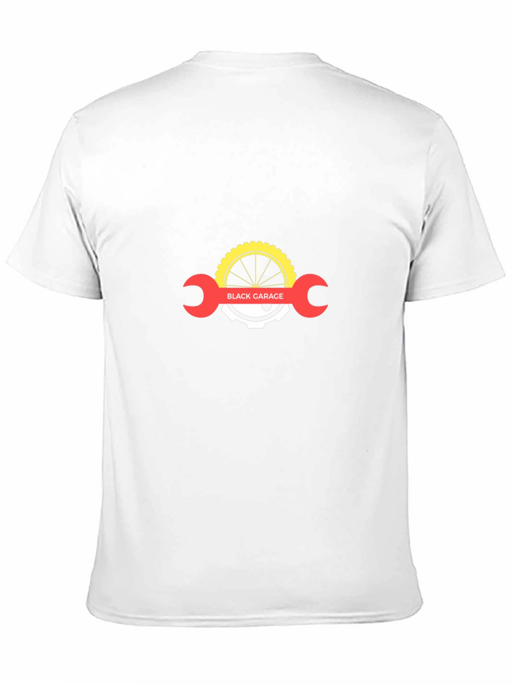 Black Garage Bike Mechanic T-Shirt