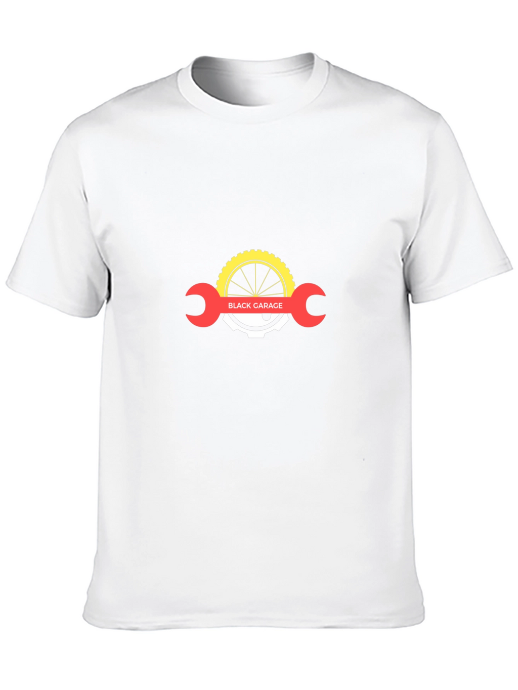 Black Garage Bike Mechanic T-Shirt