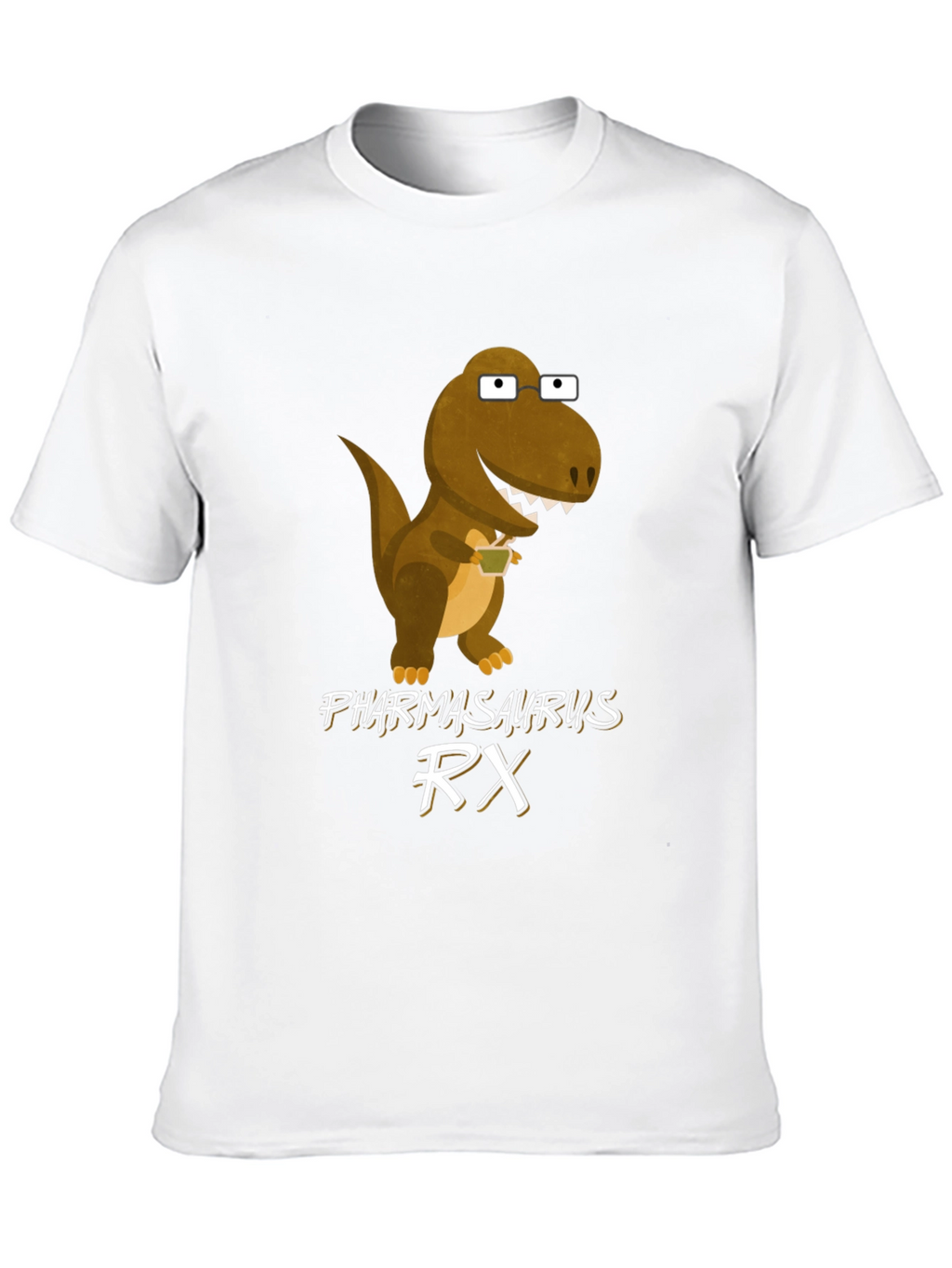Pharmasaurus RX T-Shirt - Funny Dinosaur Graphic Tee