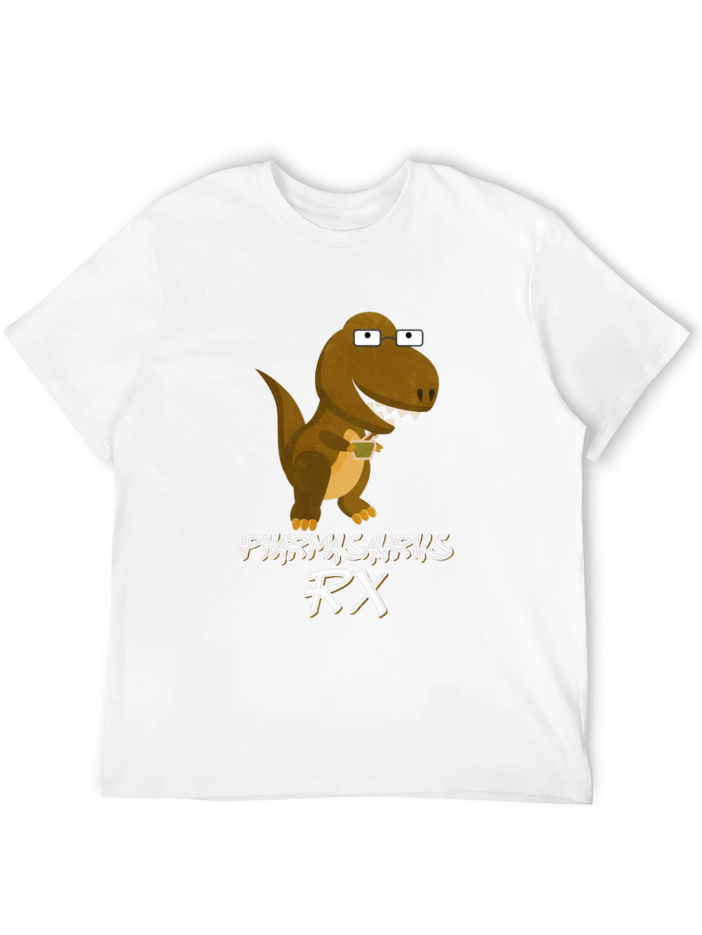 Pharmasaurus RX T-Shirt - Funny Dinosaur Graphic Tee