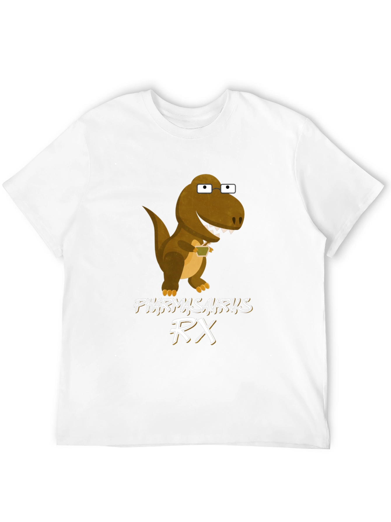 Pharmasaurus RX T-Shirt - Funny Dinosaur Graphic Tee