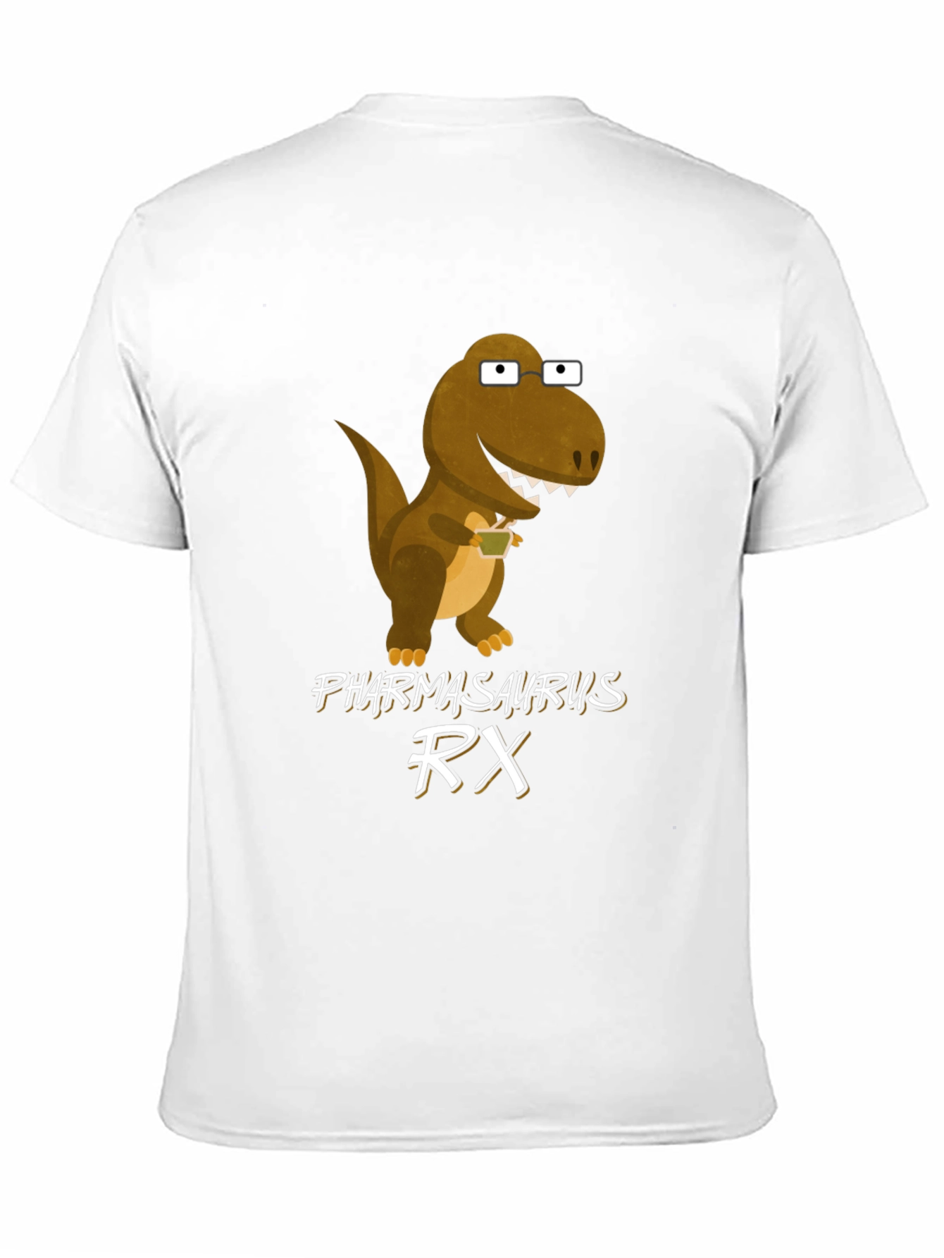 Pharmasaurus RX T-Shirt - Funny Dinosaur Graphic Tee