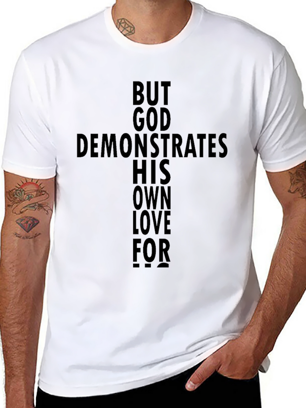 Religious Cross Graphic Tee