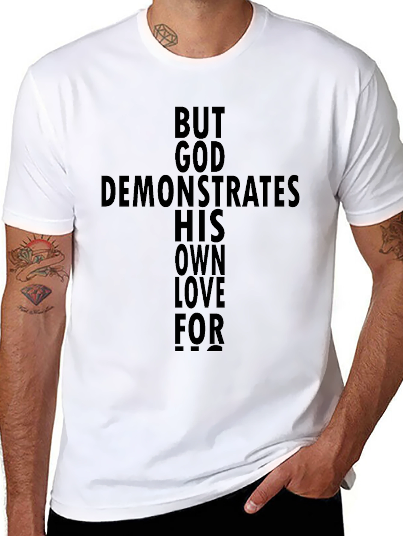 Religious Cross Graphic Tee