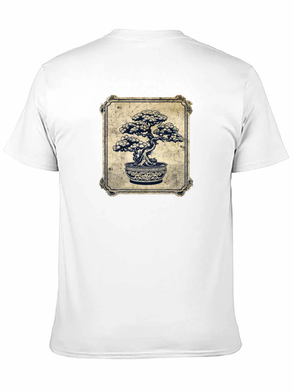 Bonsai Tree Graphic T-Shirt - Artistic Black Tee