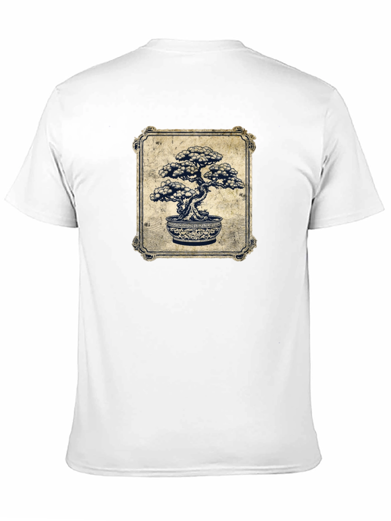 Bonsai Tree Graphic T-Shirt - Artistic Black Tee