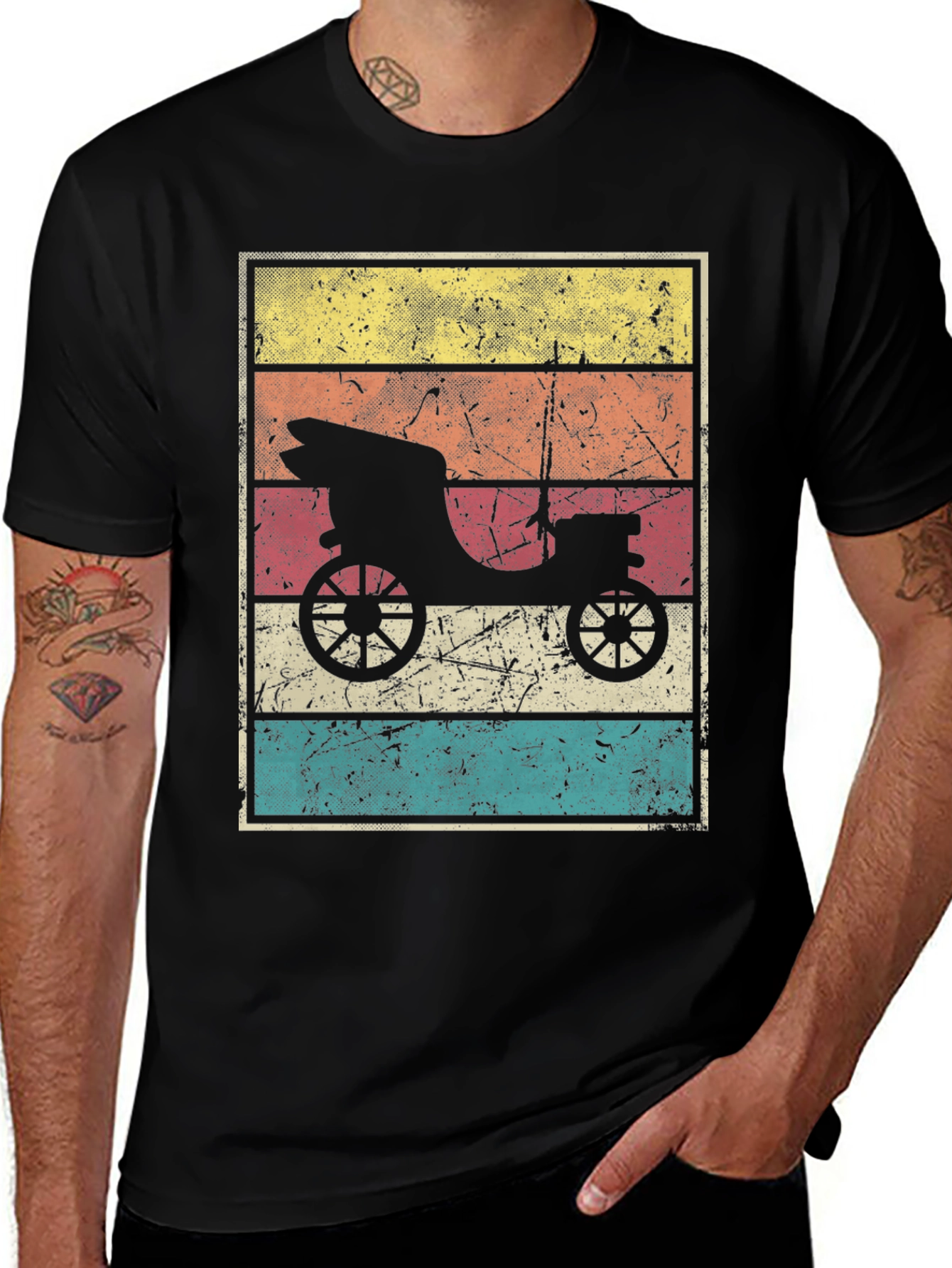 Retro Vintage Car T-Shirt - Classic Design