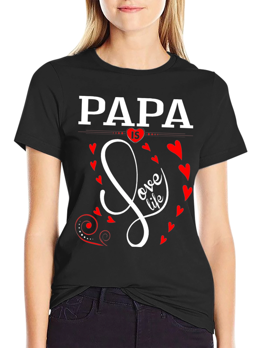 Papa Love Life Graphic Tee