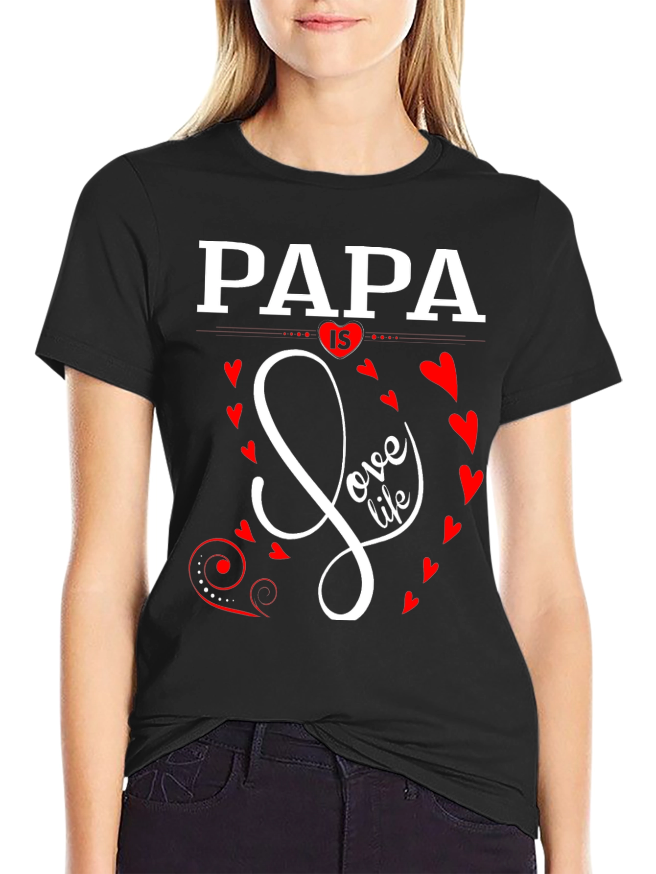 Papa Love Life Graphic Tee