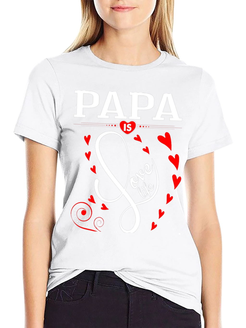 Papa Love Life Graphic Tee