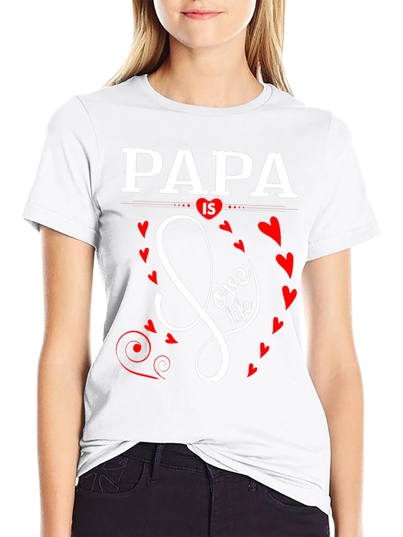 Papa Love Life Graphic Tee