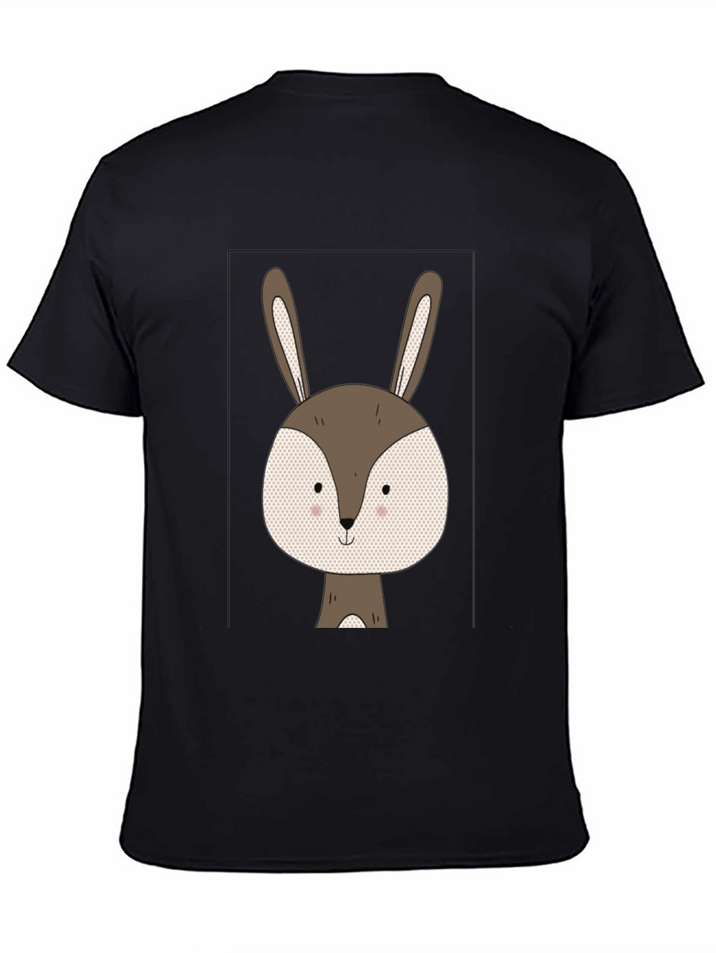 Cute Bunny Graphic Tee - Soft Cotton Blend