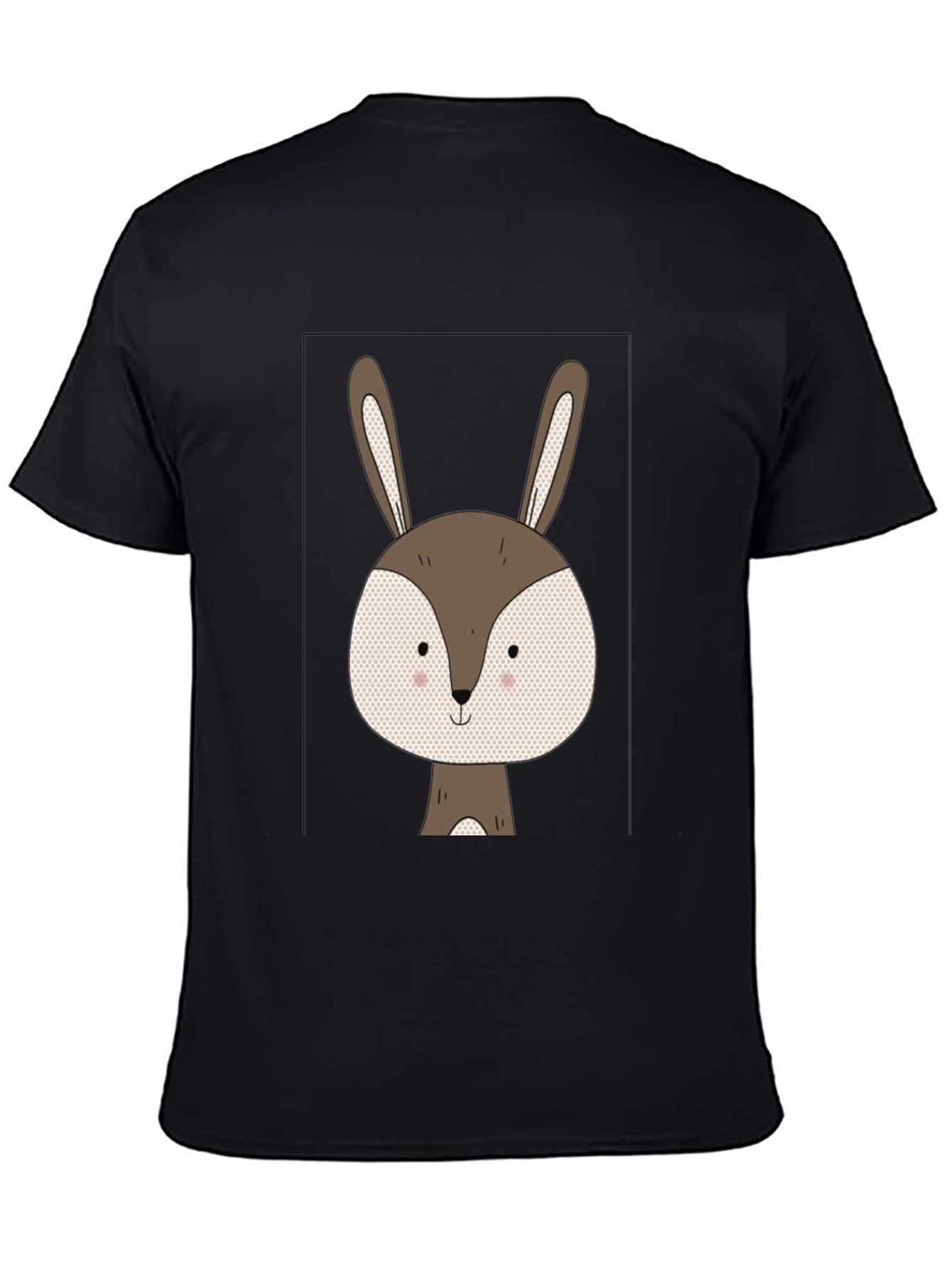 Cute Bunny Graphic Tee - Soft Cotton Blend