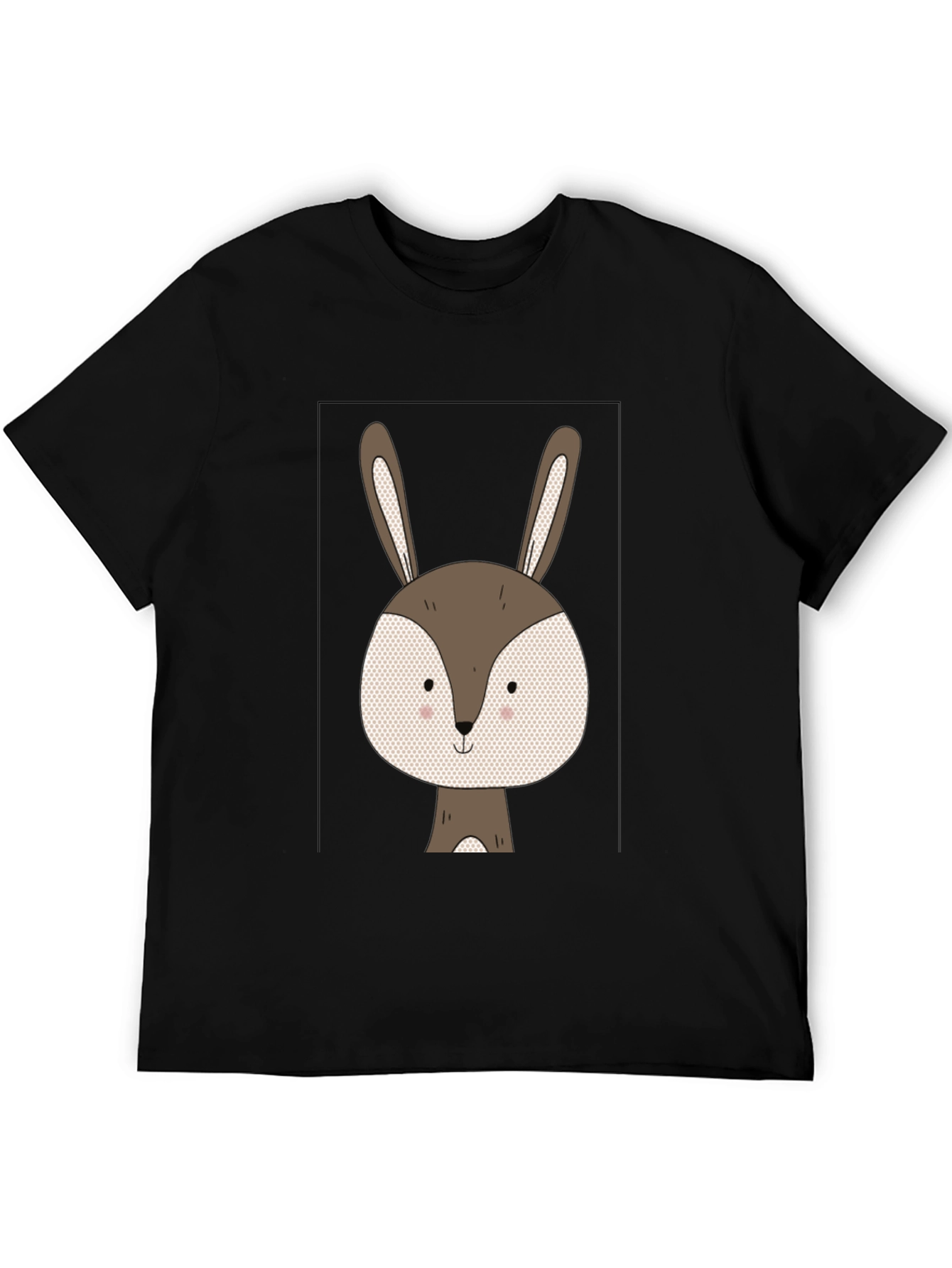 Cute Bunny Graphic Tee - Soft Cotton Blend