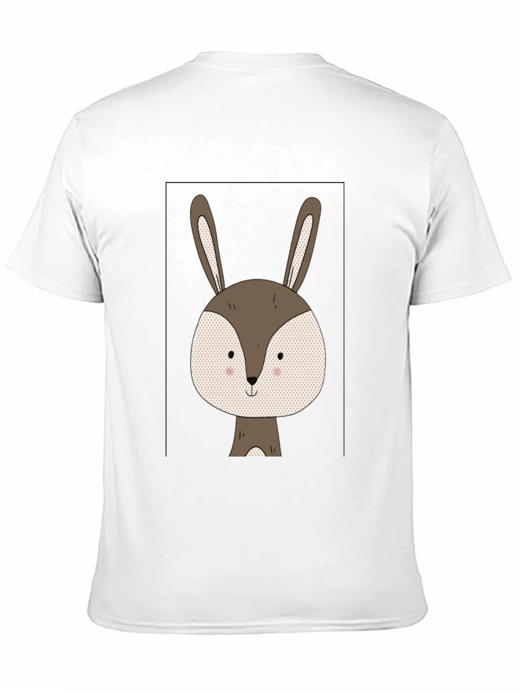 Cute Bunny Graphic Tee - Soft Cotton Blend
