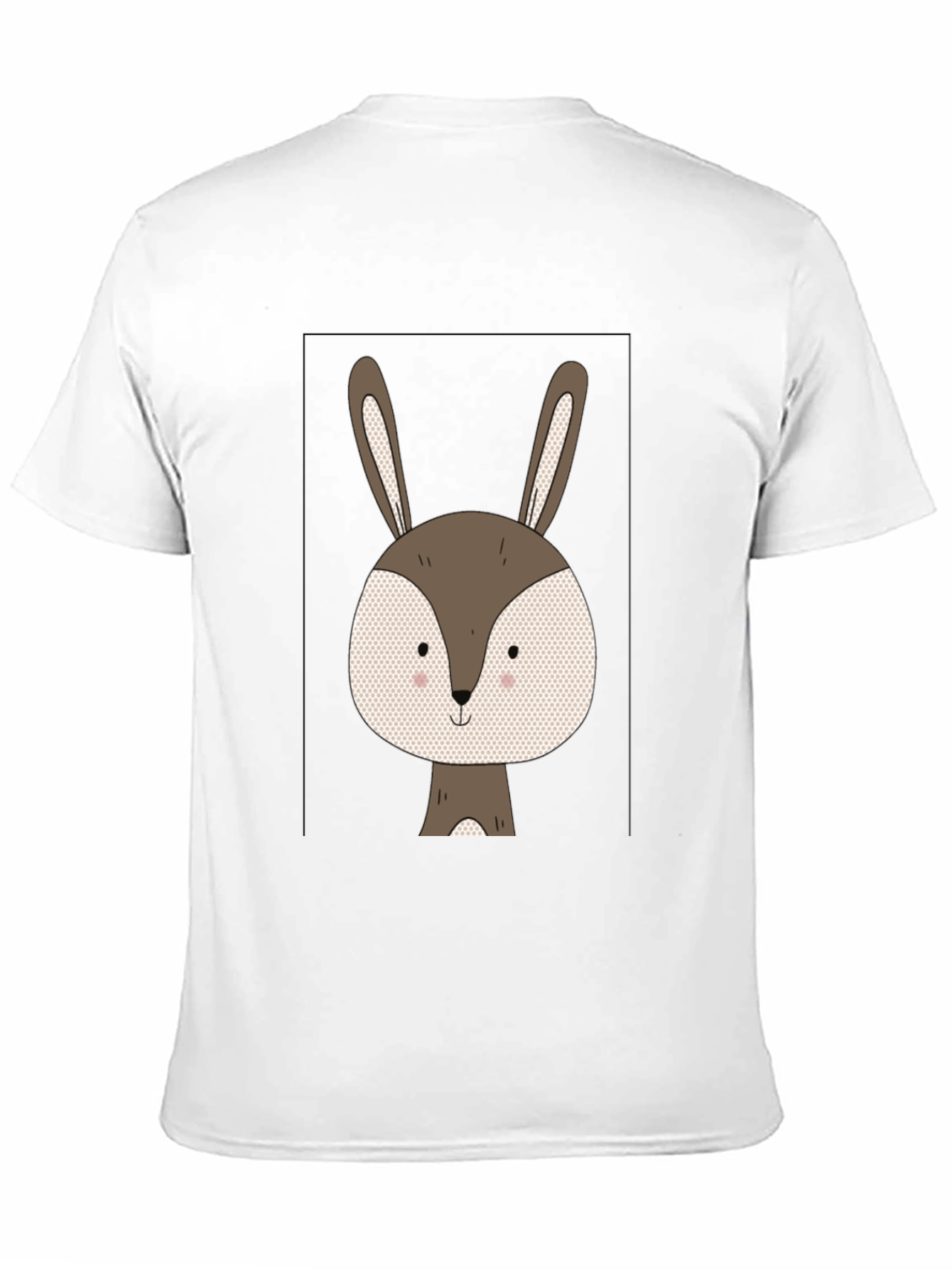 Cute Bunny Graphic Tee - Soft Cotton Blend