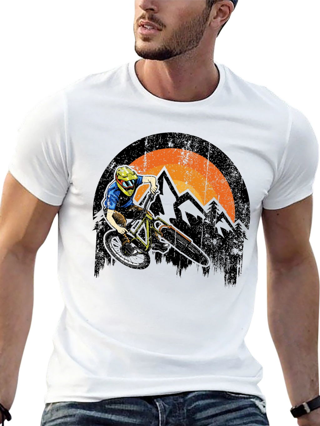 Mountain Bike Graphic Tee - Adventure Ready!