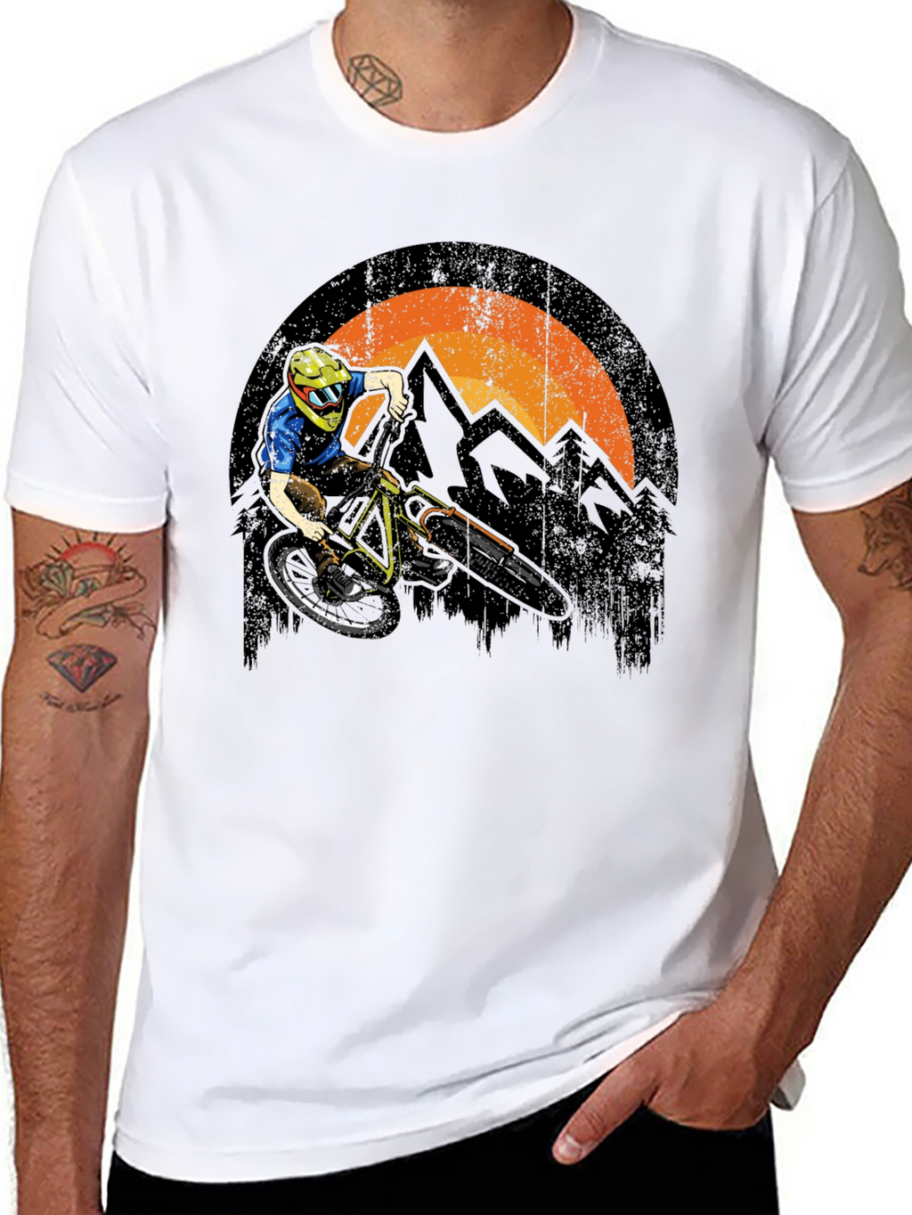 Mountain Bike Graphic Tee - Adventure Ready!