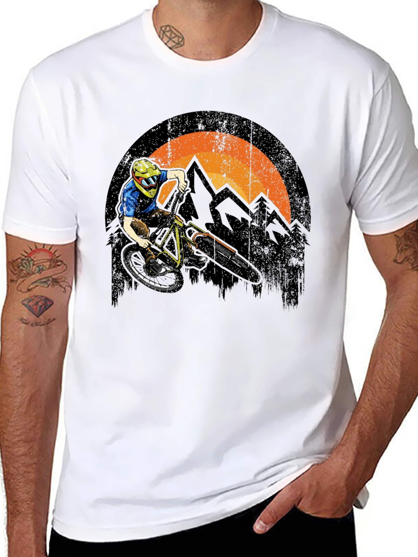 Mountain Bike Graphic Tee - Adventure Ready!