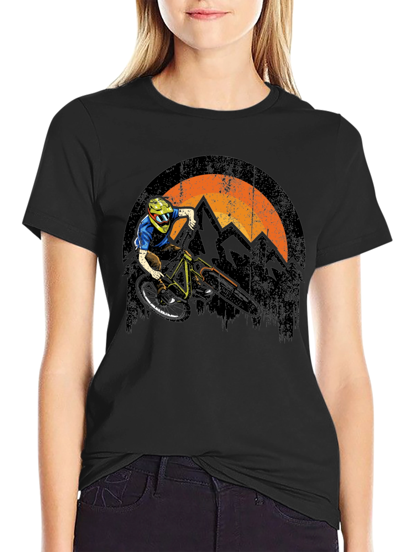 Mountain Bike Graphic Tee - Adventure Ready!
