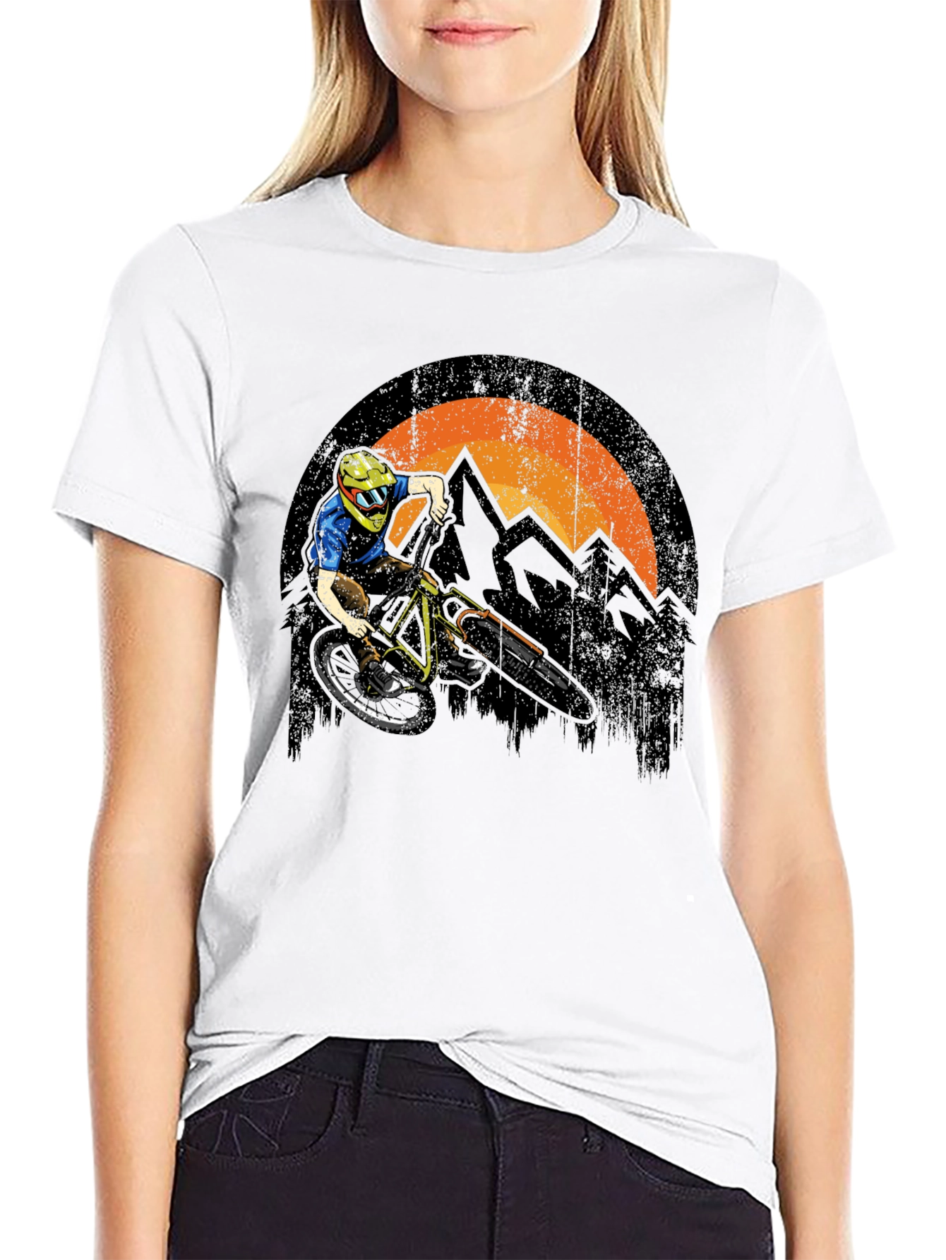 Mountain Bike Graphic Tee - Adventure Ready!