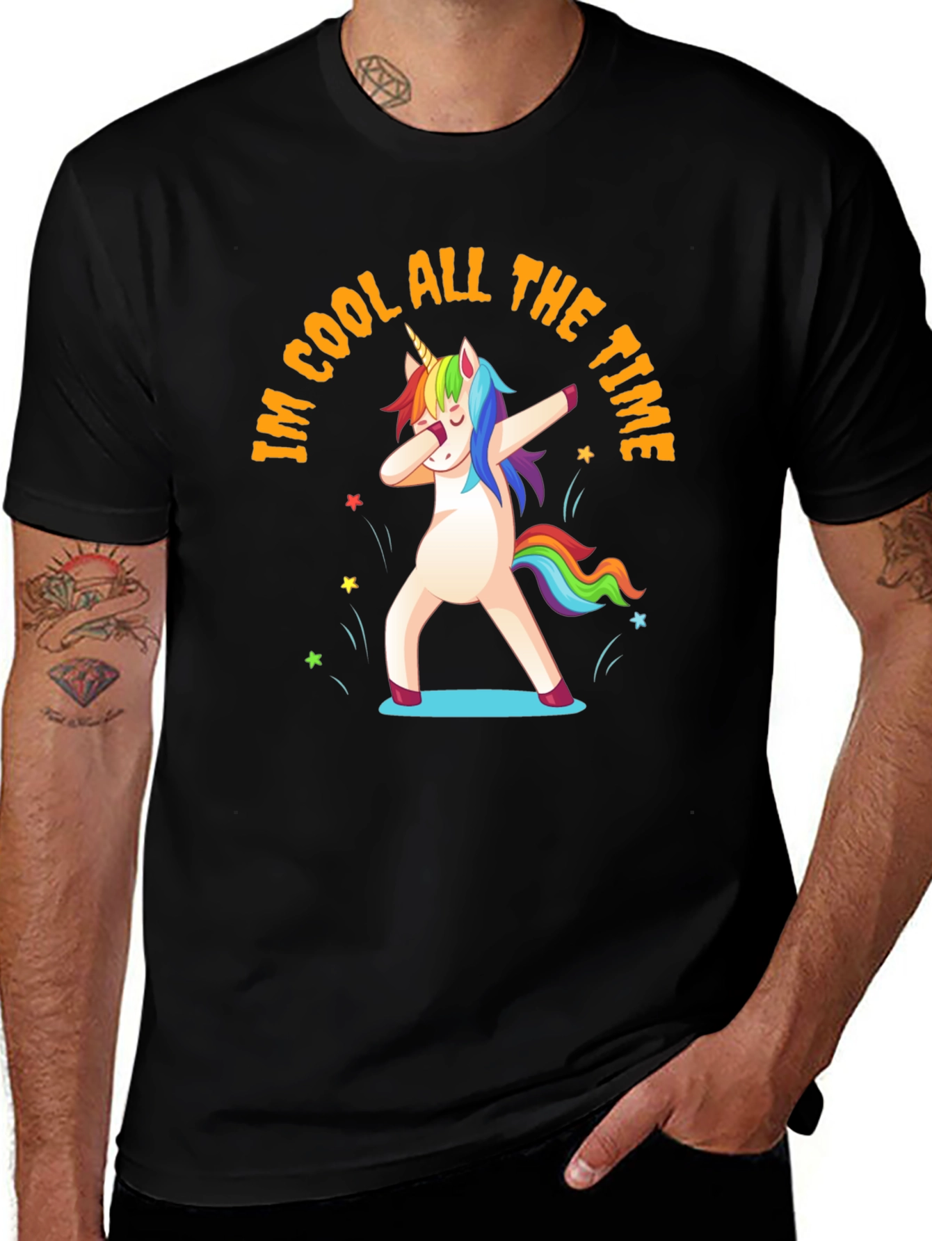 Cool Unicorn Dab T-Shirt - All The Time