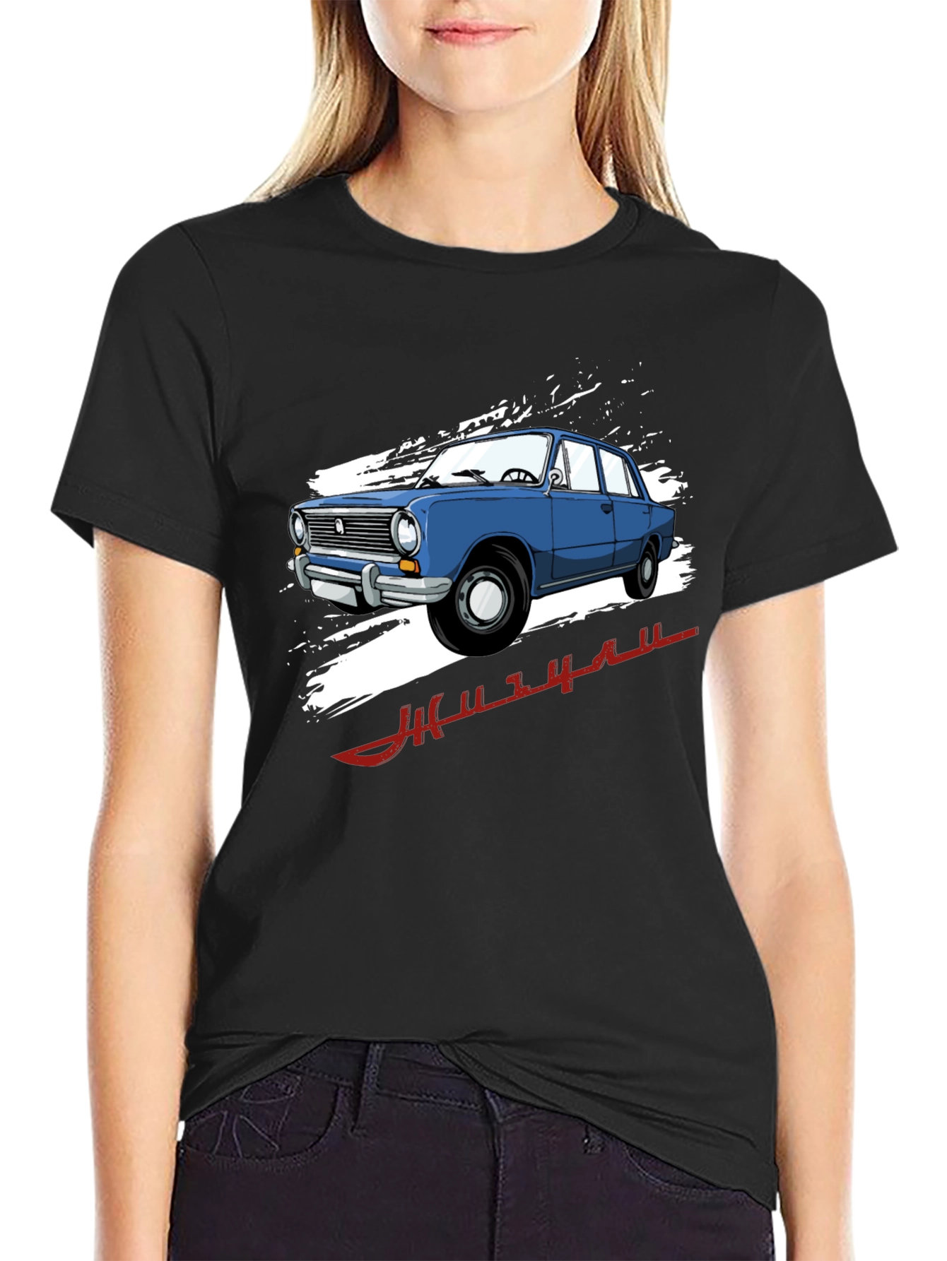 Vintage Car Graphic Tee - Cool Automotive Design