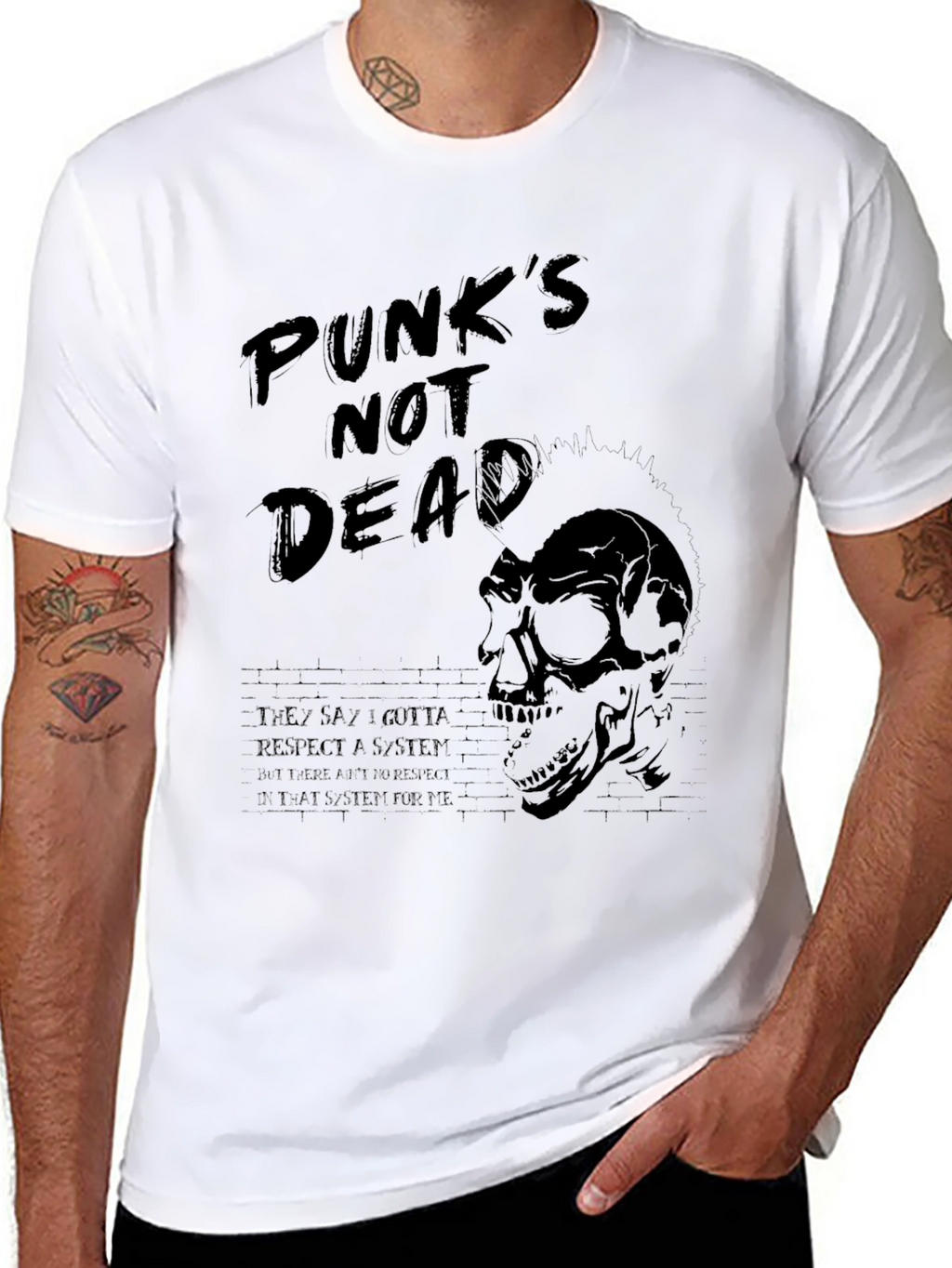 Punks Not Dead Graphic Tee