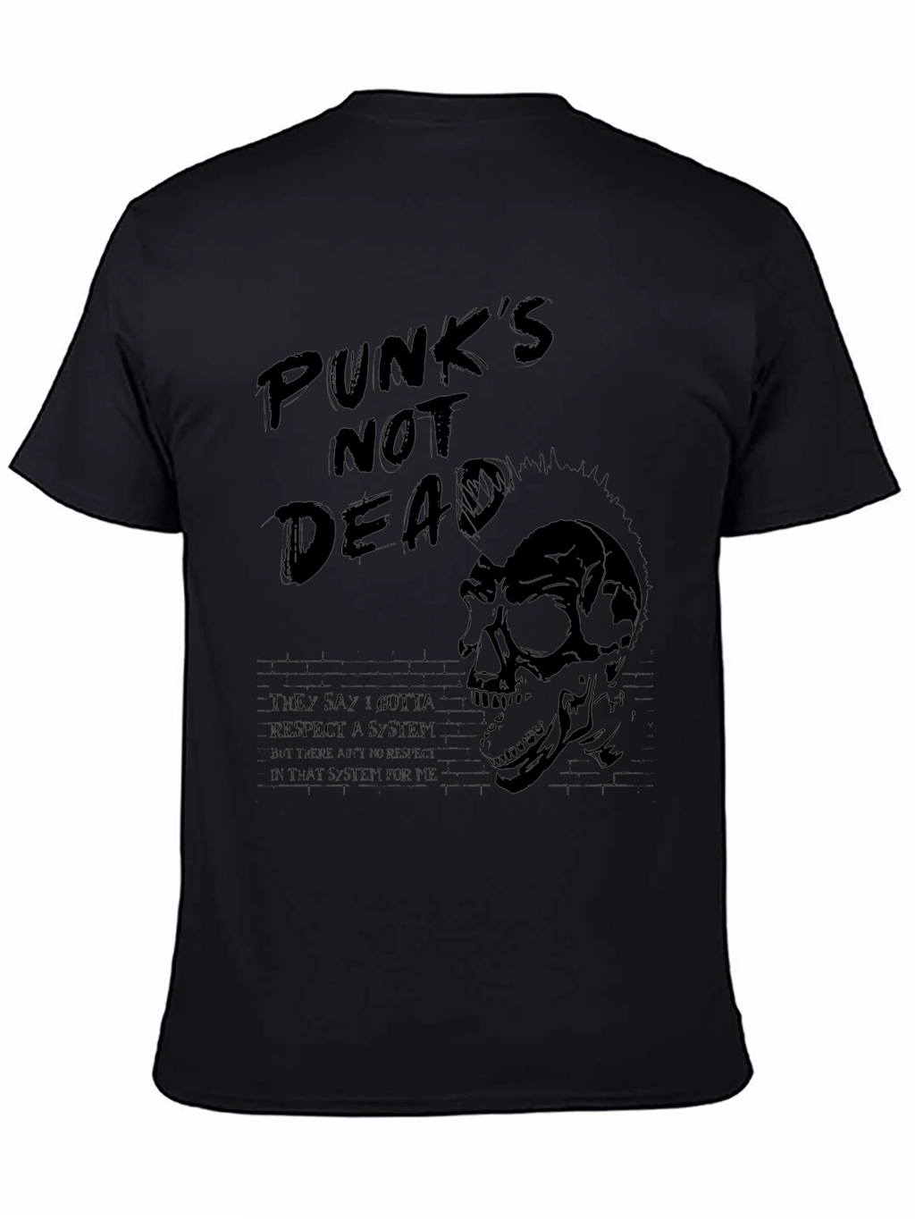 Punks Not Dead Graphic Tee