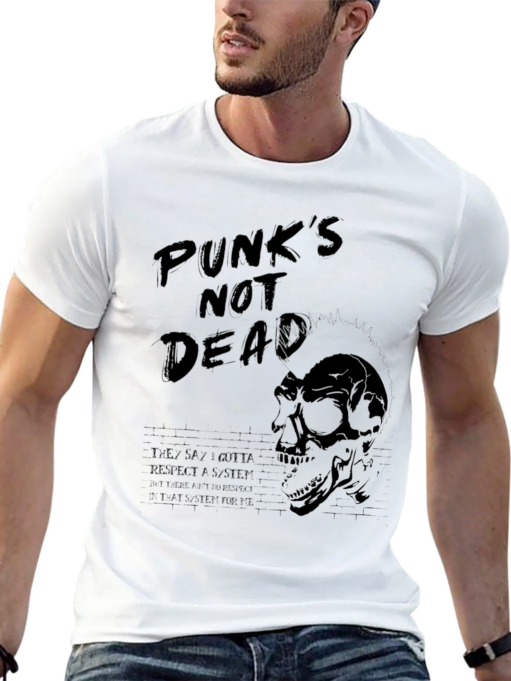 Punks Not Dead Graphic Tee