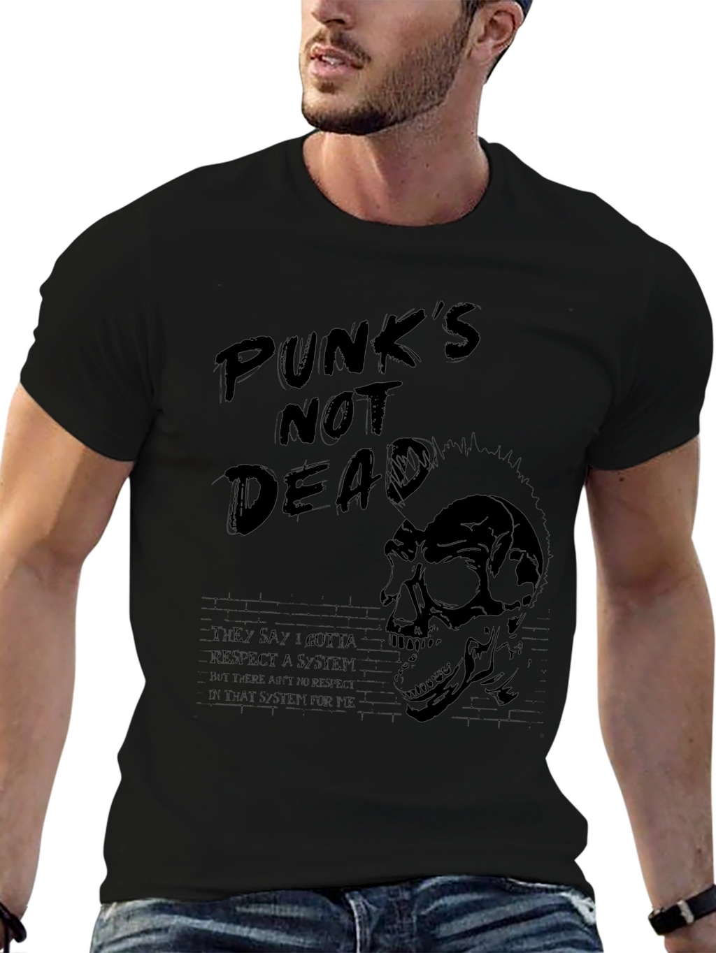 Punks Not Dead Graphic Tee