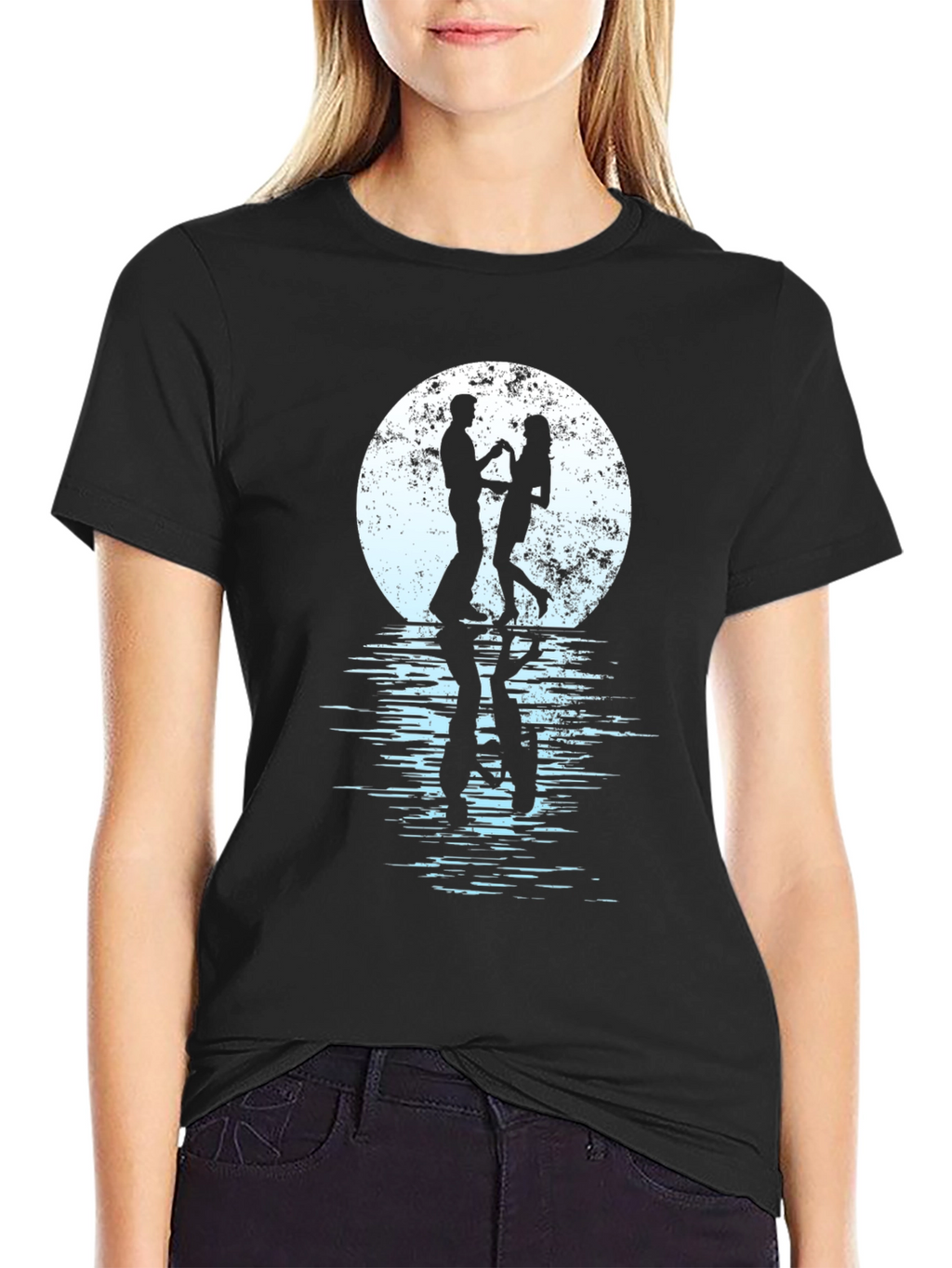 Romantic Dance T-Shirt - Moonlit Couple