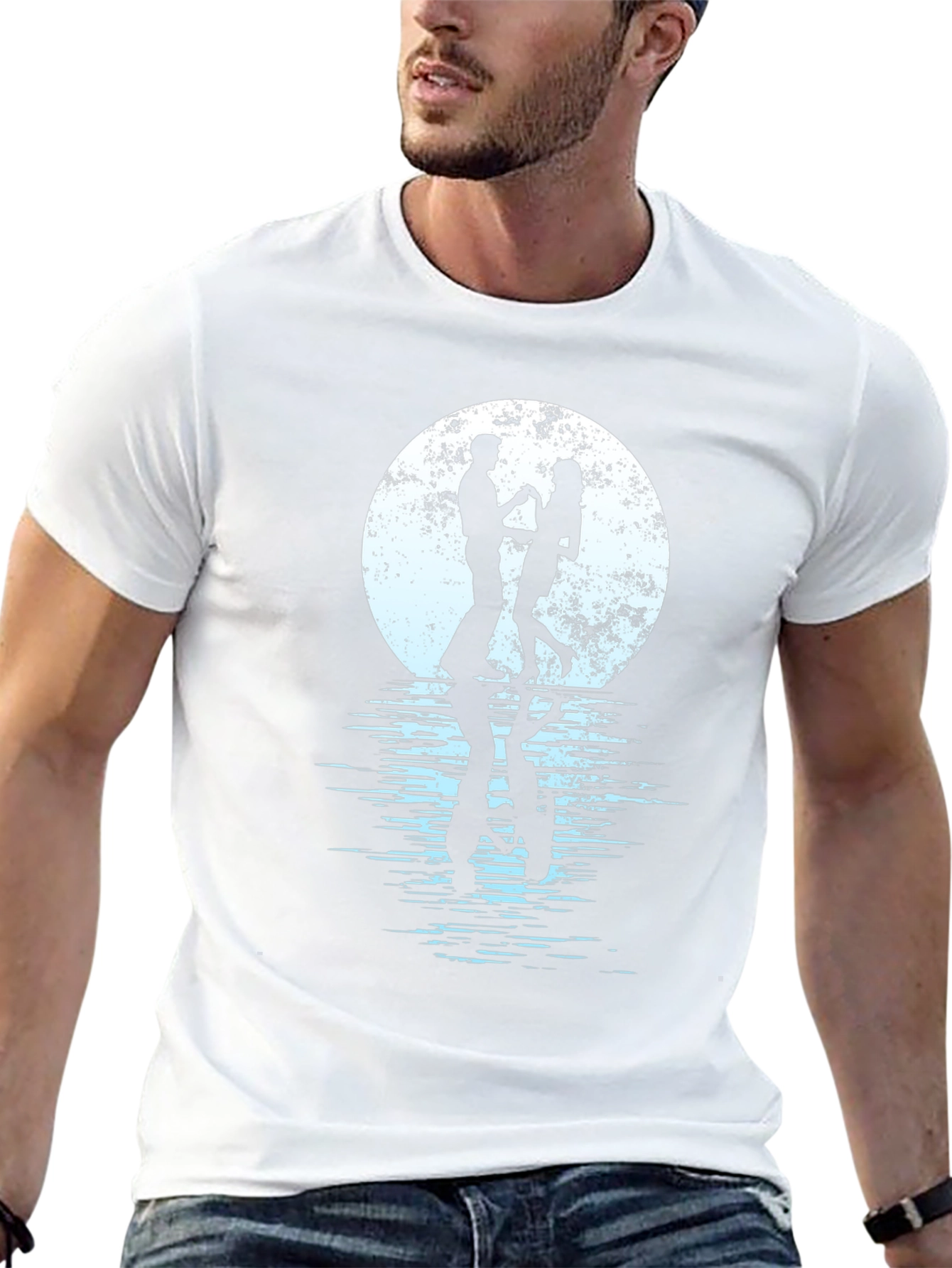 Romantic Dance T-Shirt - Moonlit Couple