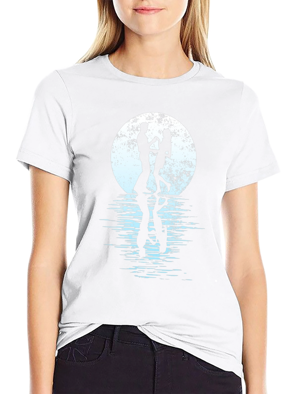 Romantic Dance T-Shirt - Moonlit Couple
