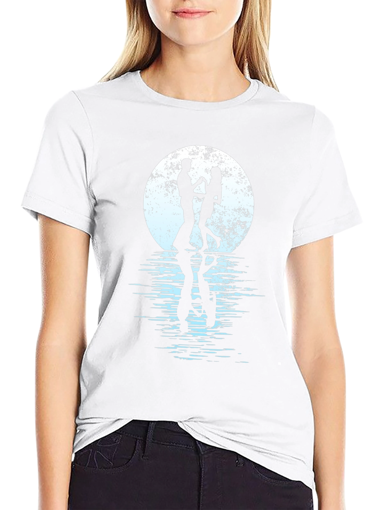 Romantic Dance T-Shirt - Moonlit Couple