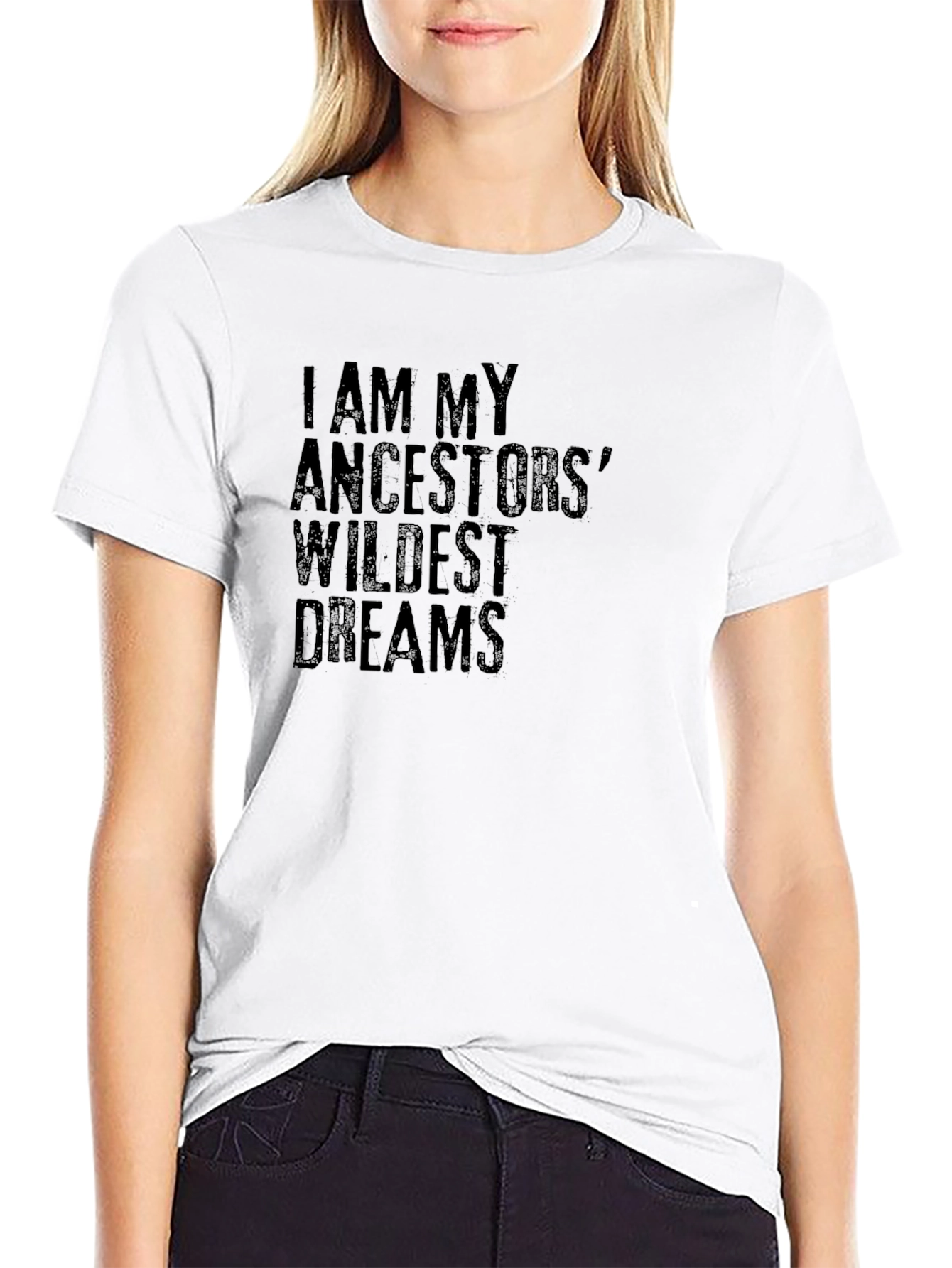 Ancestors Wildest Dreams Black Graphic Tee