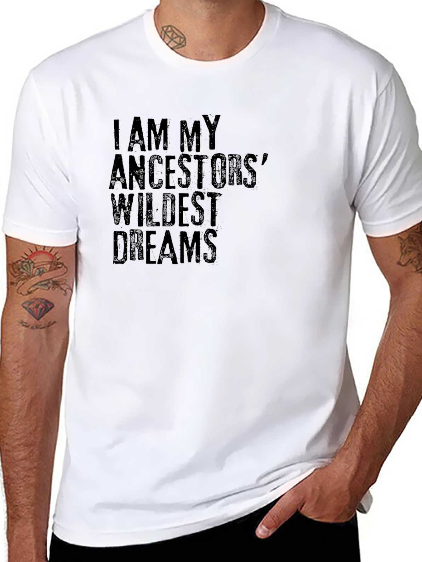 Ancestors Wildest Dreams Black Graphic Tee