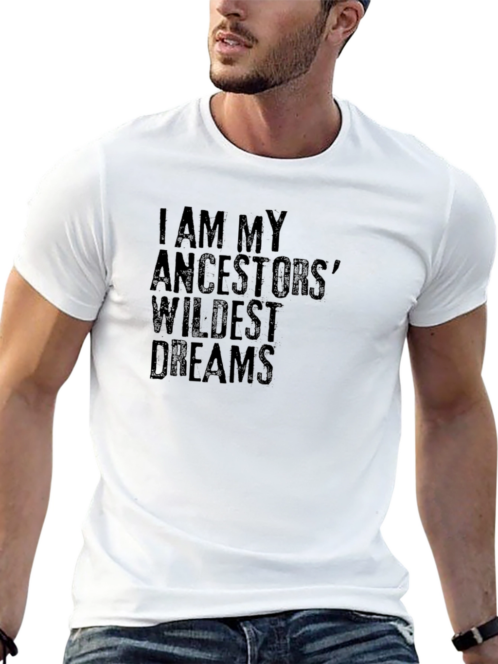 Ancestors Wildest Dreams Black Graphic Tee