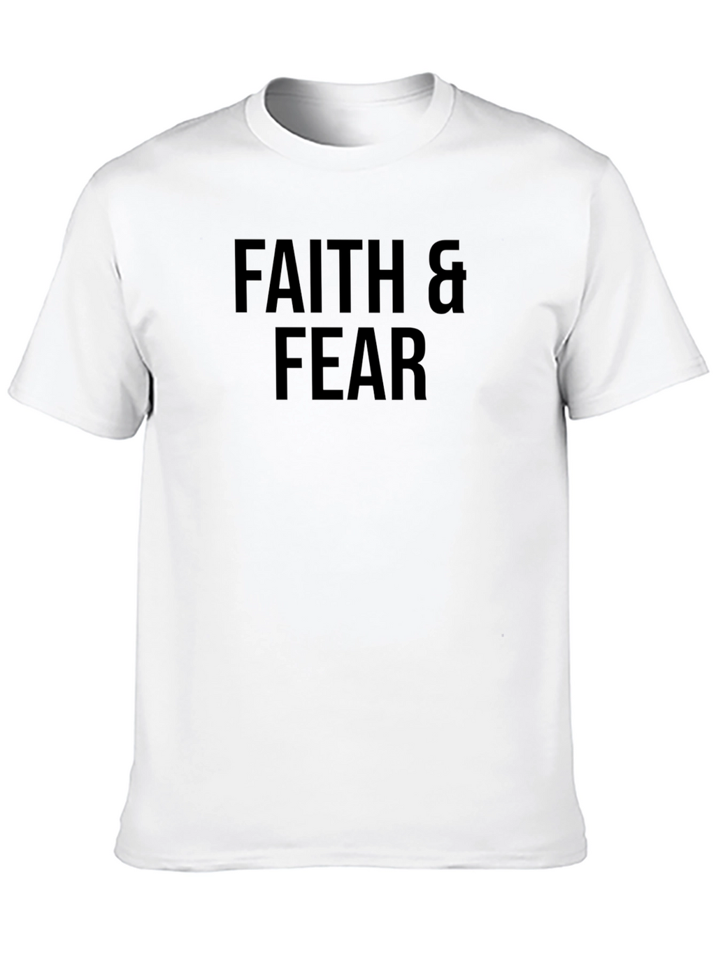 Faith & Fear Graphic T-Shirt - Black
